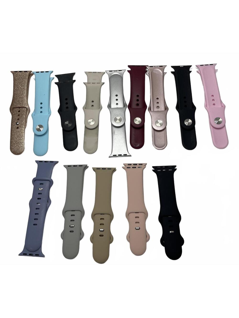 Apple Watch Silicone Replacement Watch Bands - Assorted Colors